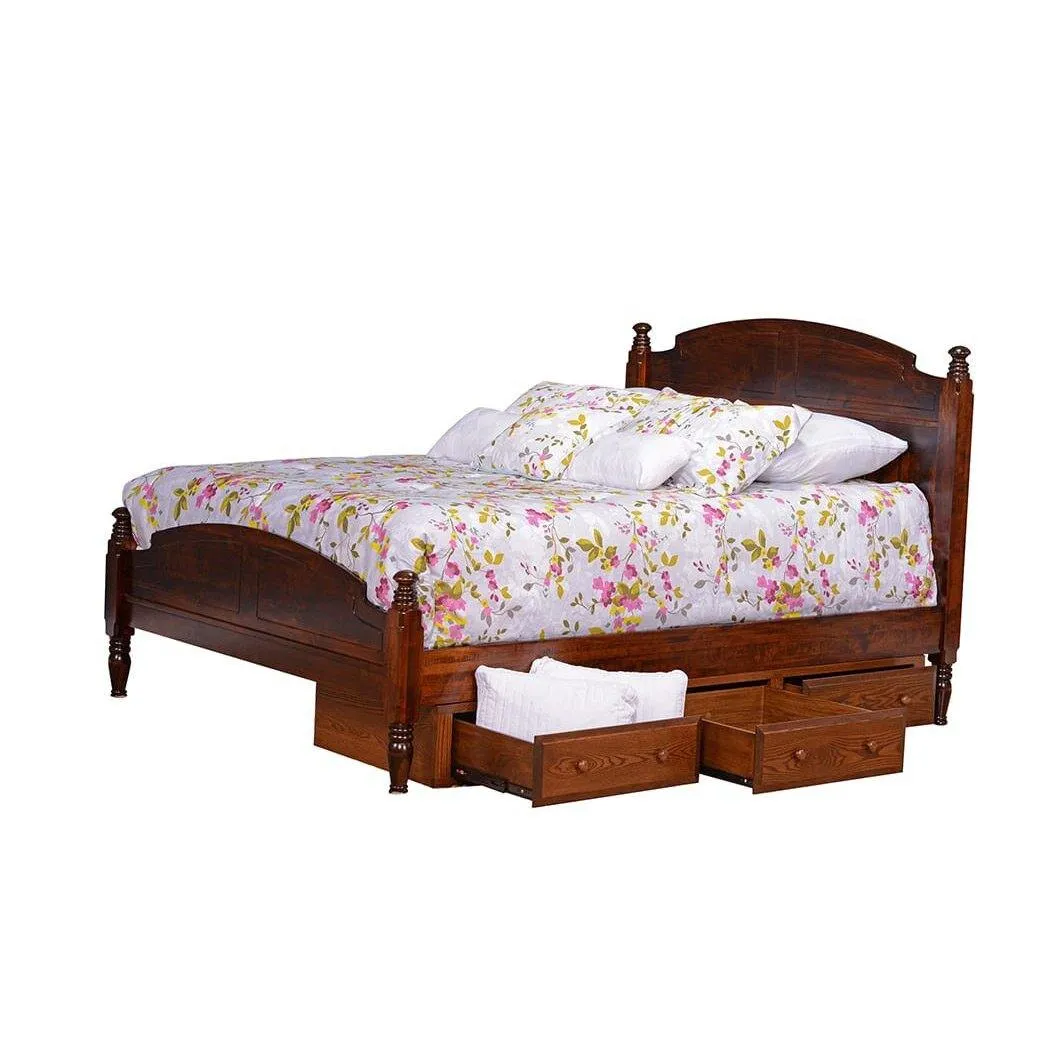 Amish Under Bed Drawer Unit