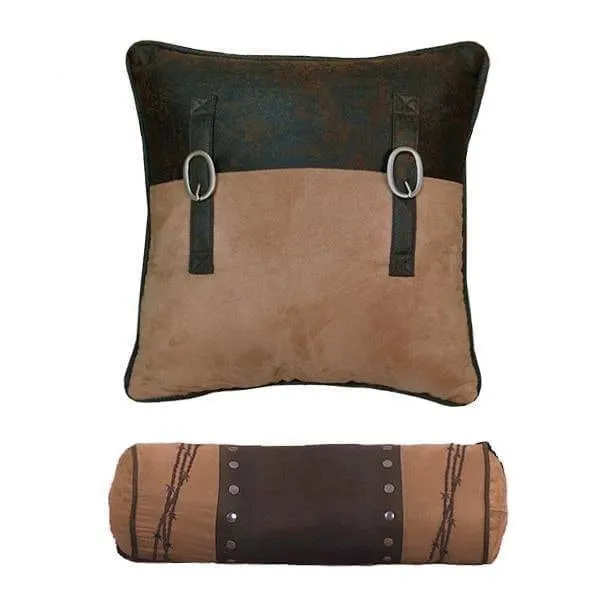 Barbed Wire Western Bedding - Tan