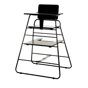BudtzBendix TOWERchair and Tray - Black (w. black leather)