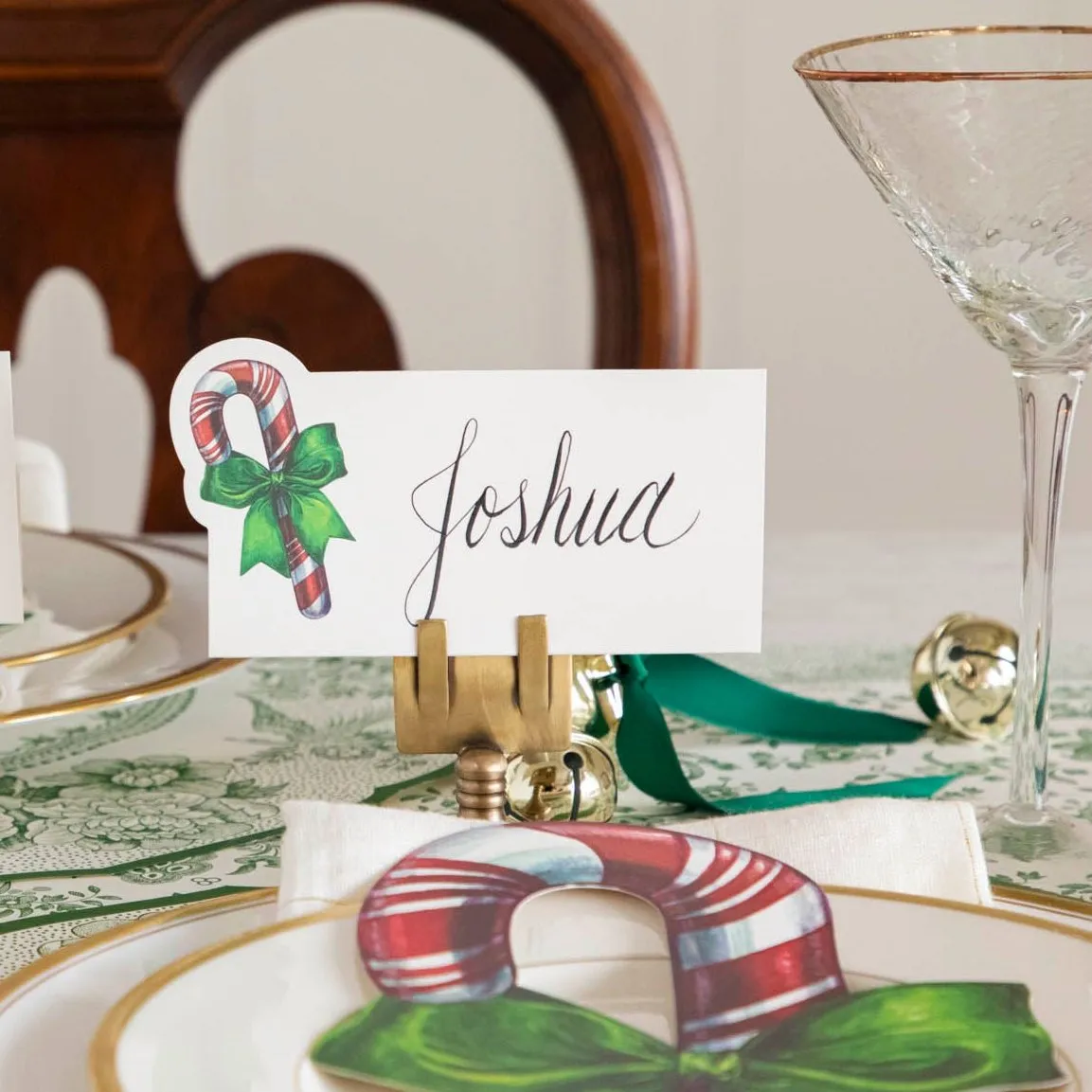 Candy Cane Place Card