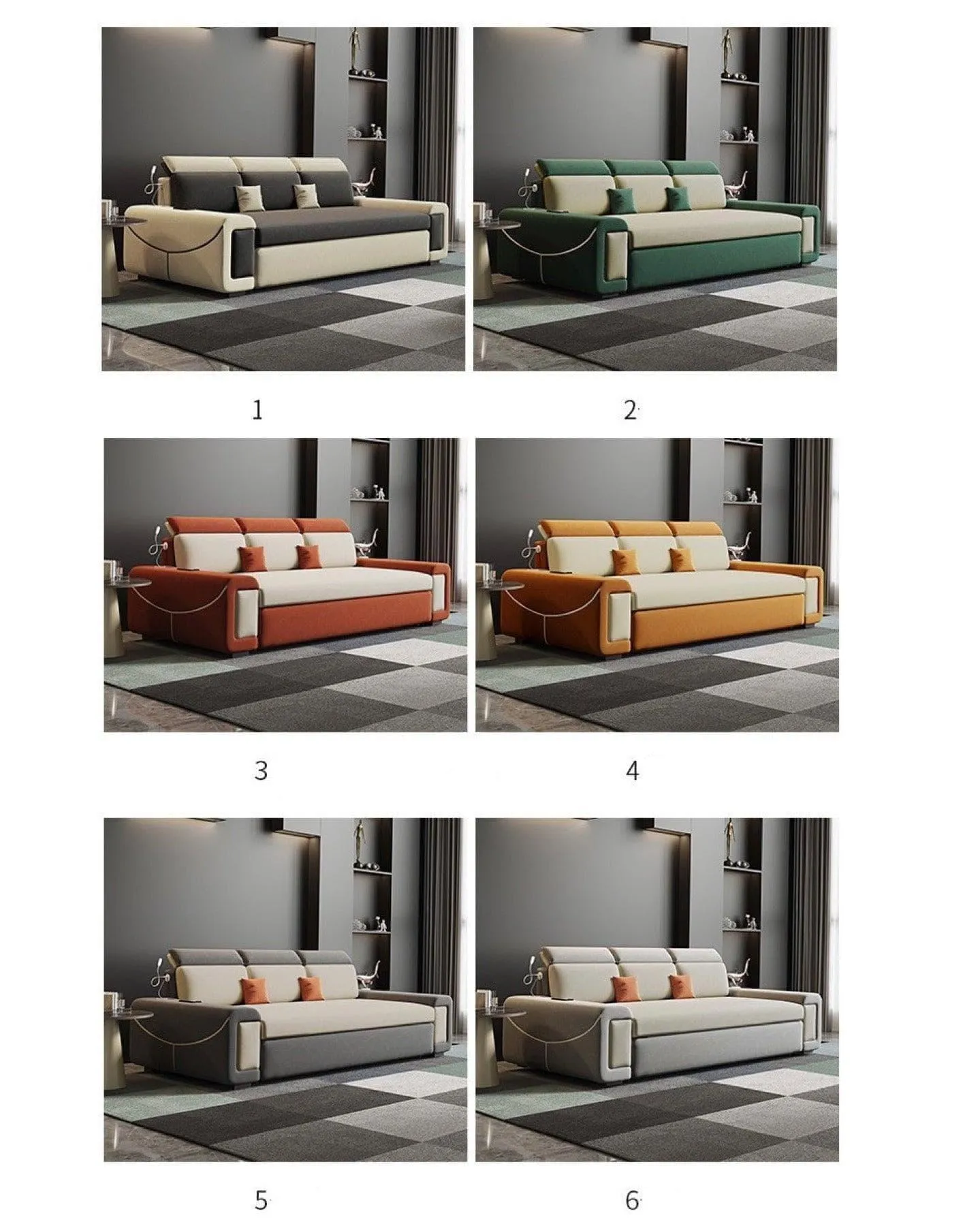 Casllini Storage Sofa Bed