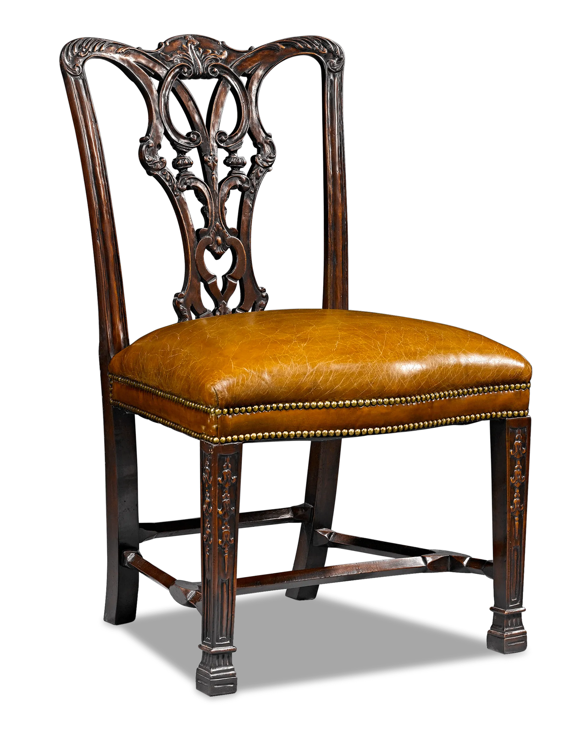 Chippendale-Style Mahogany Dining Chairs