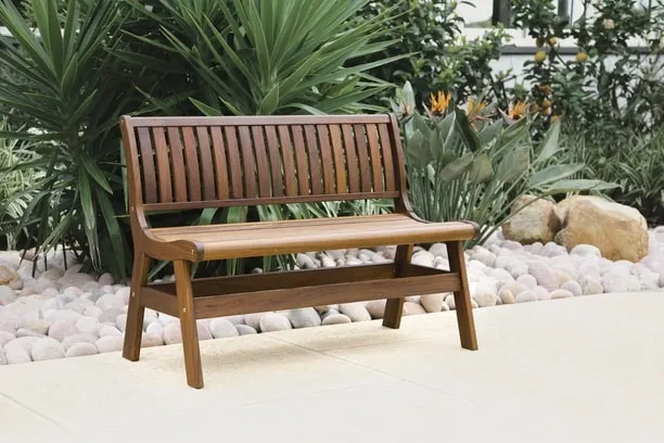 CLASSIC IPE BEECHWORTH 5 PIECE DINING SET - 53" Square Beechworth Table and 4 Amber Benches
