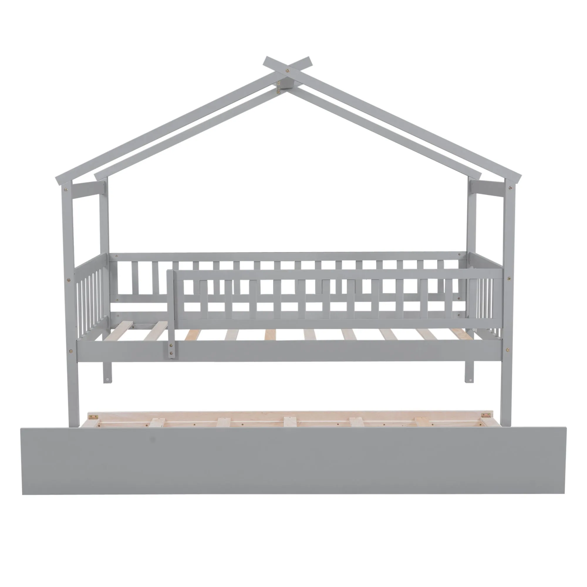 Creativity House Bed With Twin Size Trundle by Couch.com
