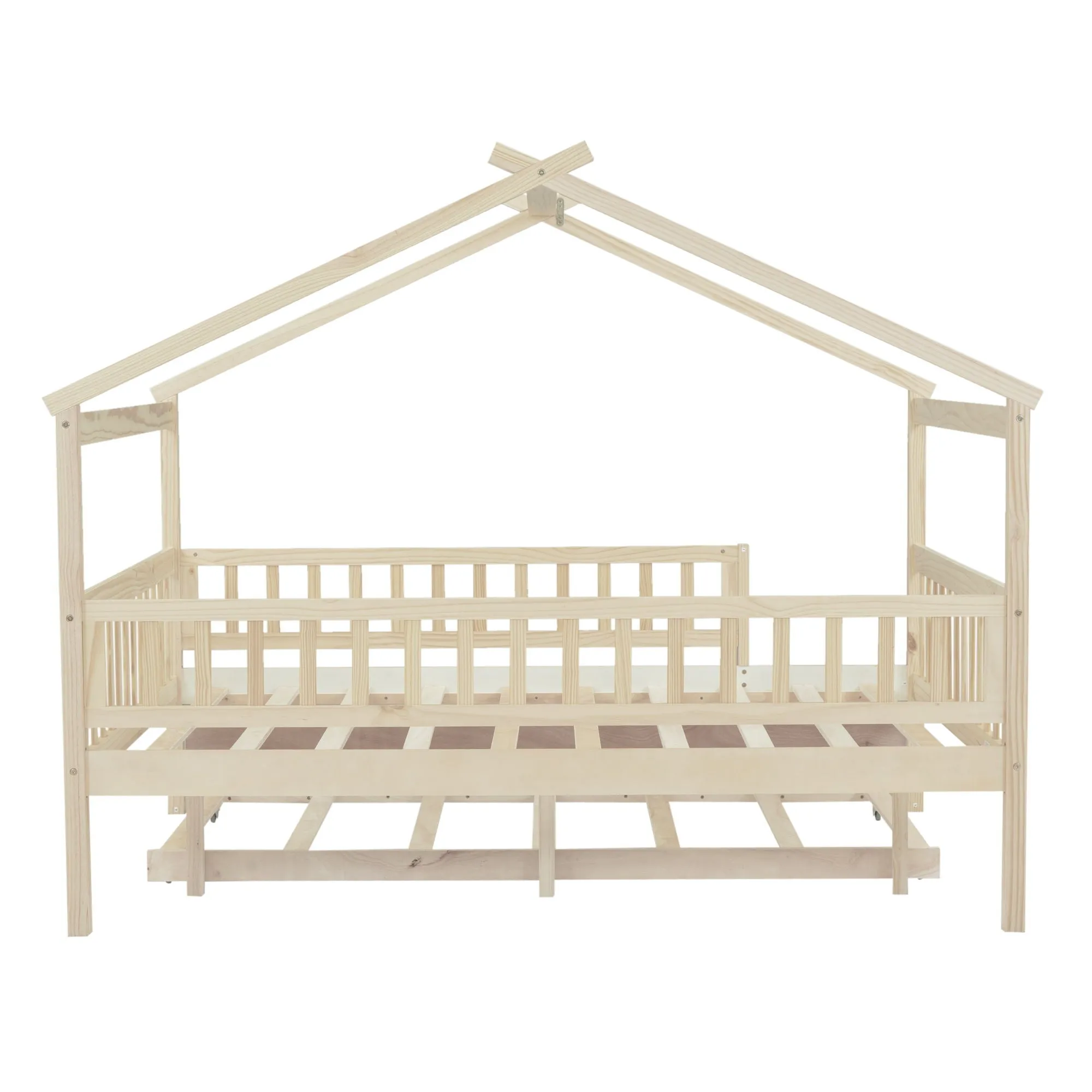 Creativity House Bed With Twin Size Trundle by Couch.com