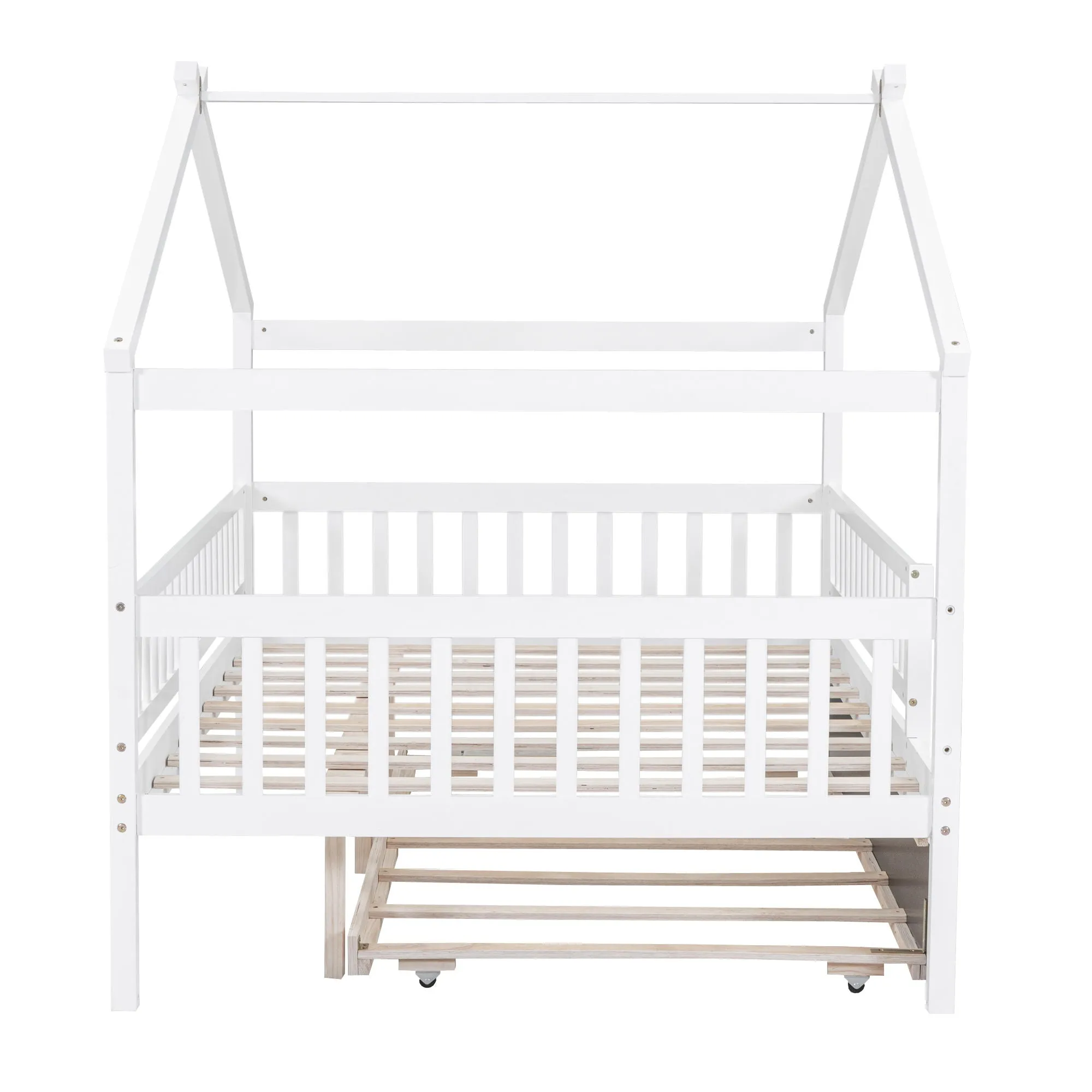 Creativity House Bed With Twin Size Trundle by Couch.com