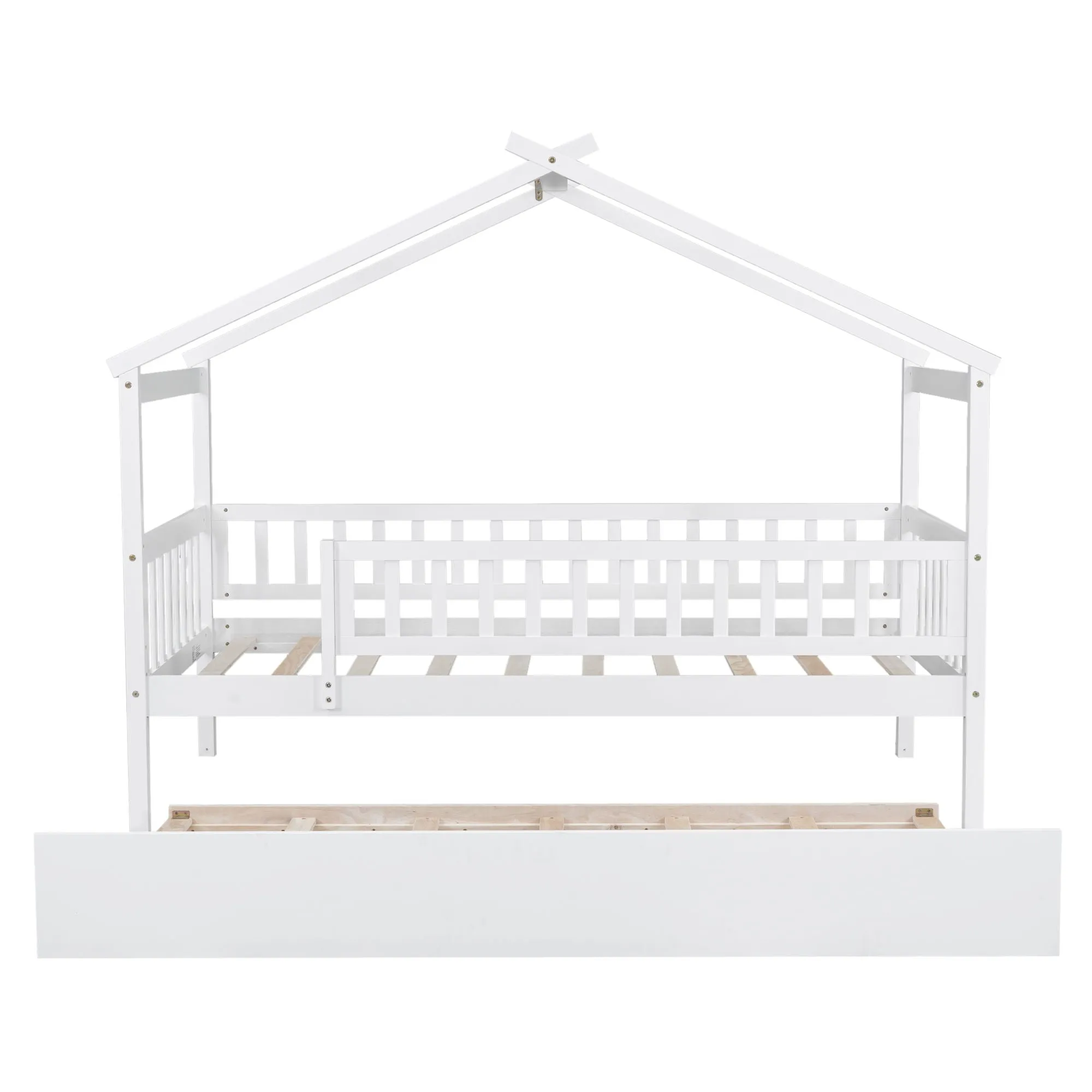 Creativity House Bed With Twin Size Trundle by Couch.com