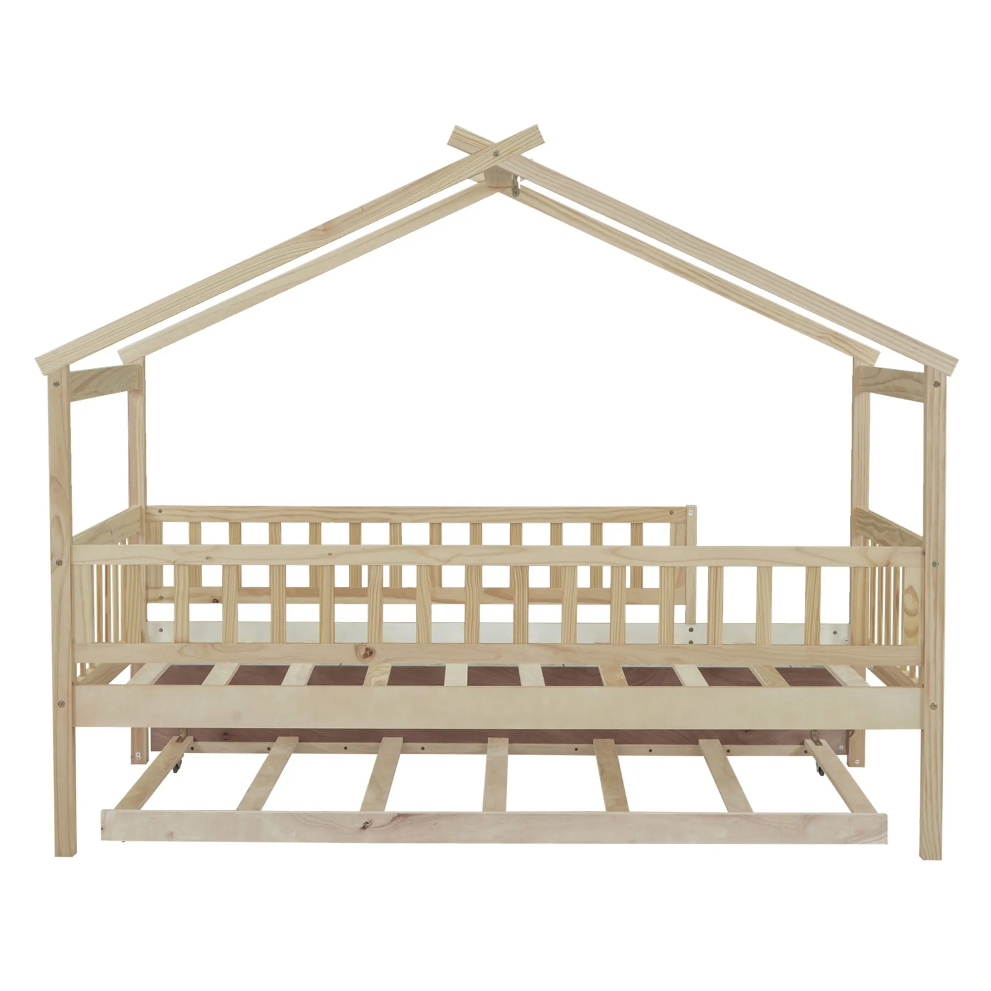 Creativity House Bed With Twin Size Trundle by Couch.com