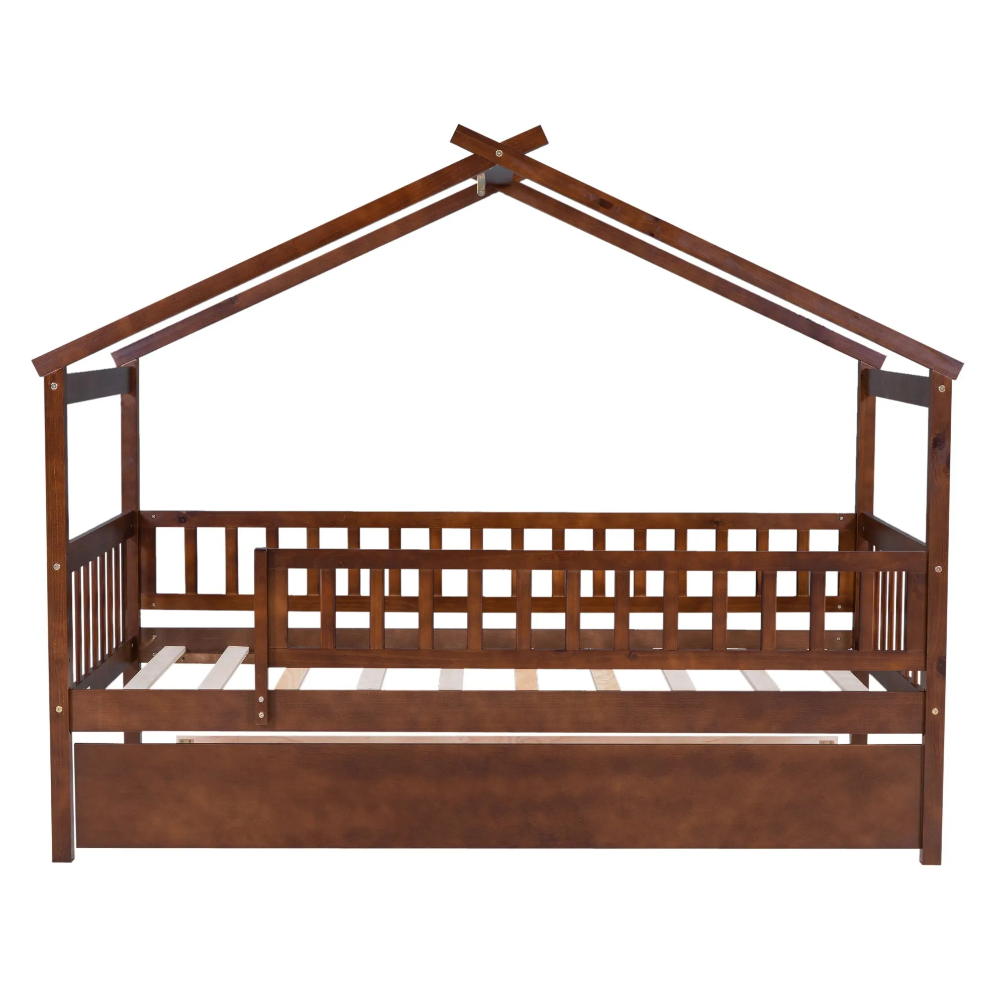 Creativity House Bed With Twin Size Trundle by Couch.com