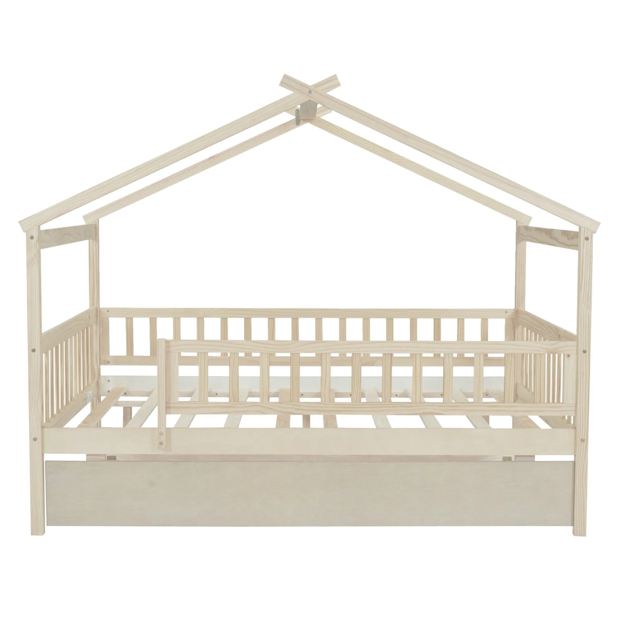 Creativity House Bed With Twin Size Trundle by Couch.com