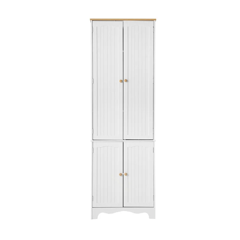 Cupboard Storage Cabinet Pantry Wardrobe Shelf Tallboy Kitchen Laundry