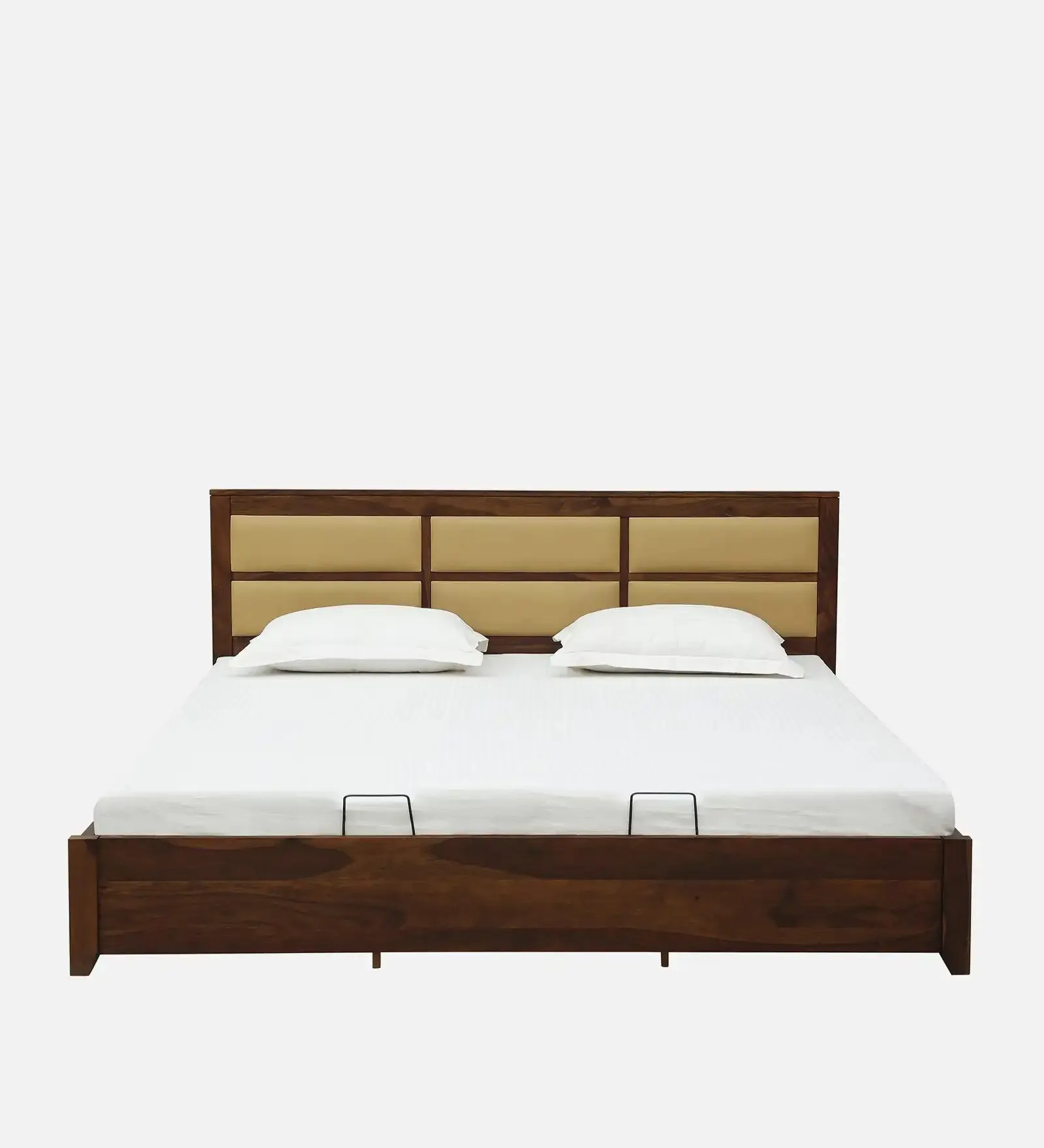 Evelyn Solid Wood Hydraulic Storage Beds