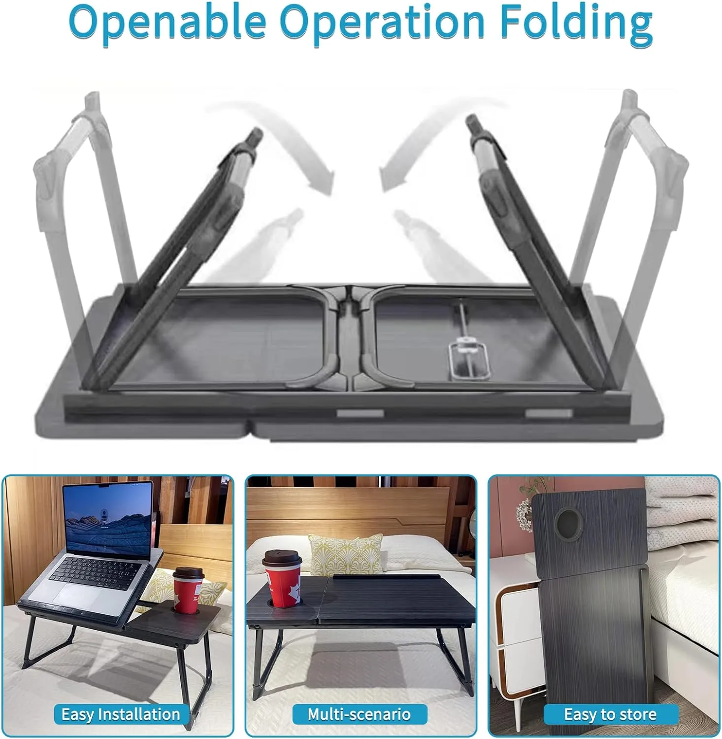 Fordable Legs Laptop Desk for Bed or Couch Enjoy Woking in Bed Desk Bn-link