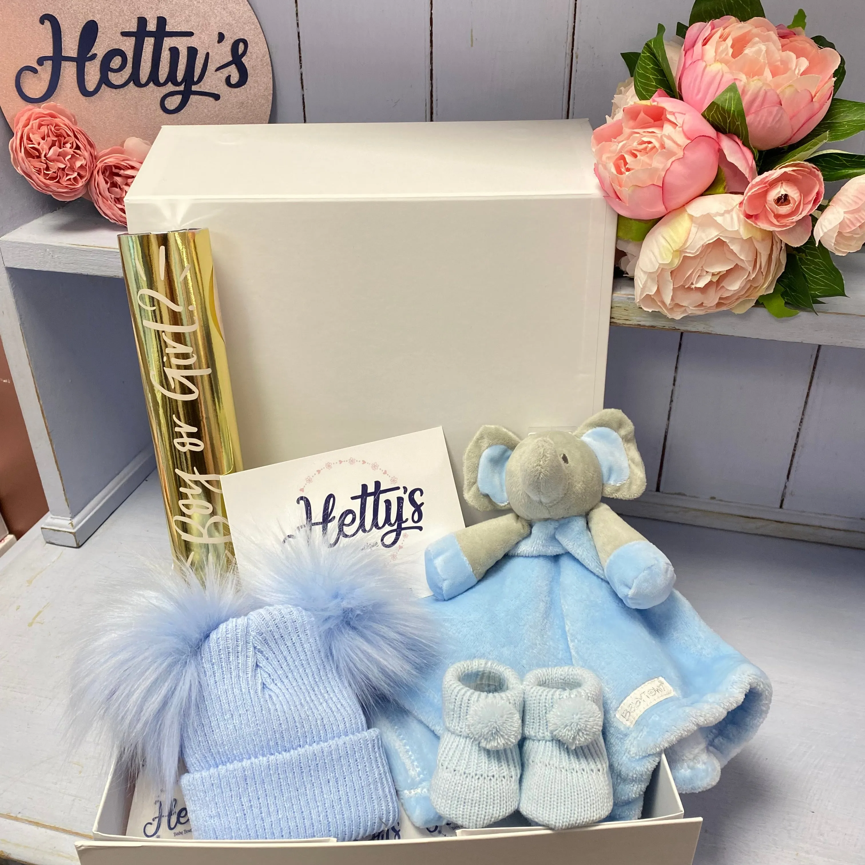 Gender Reveal Confetti Cannon Box Set