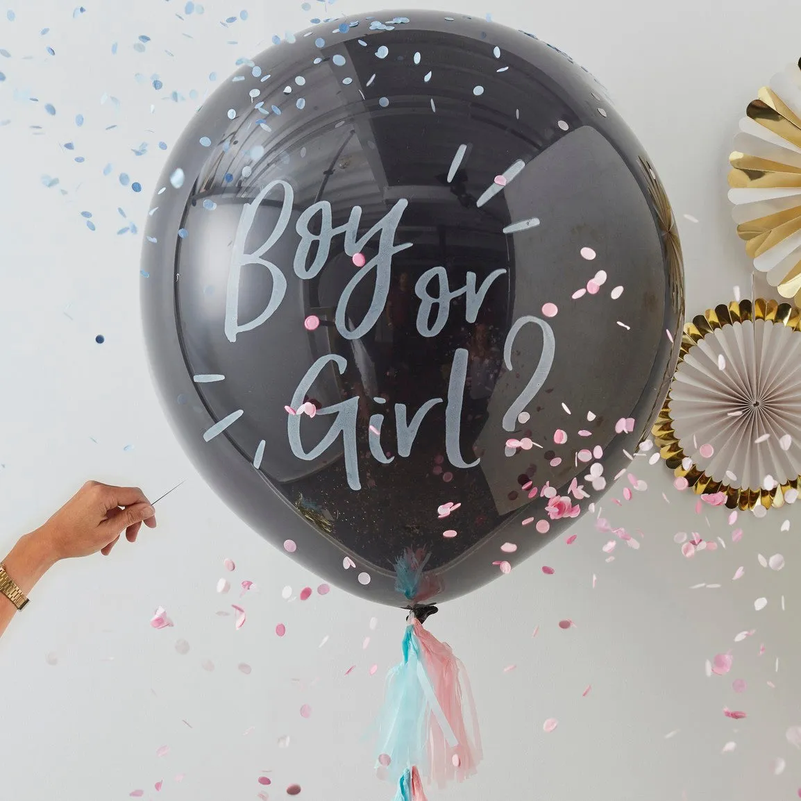 Gender Reveal Confetti Cannon Box Set