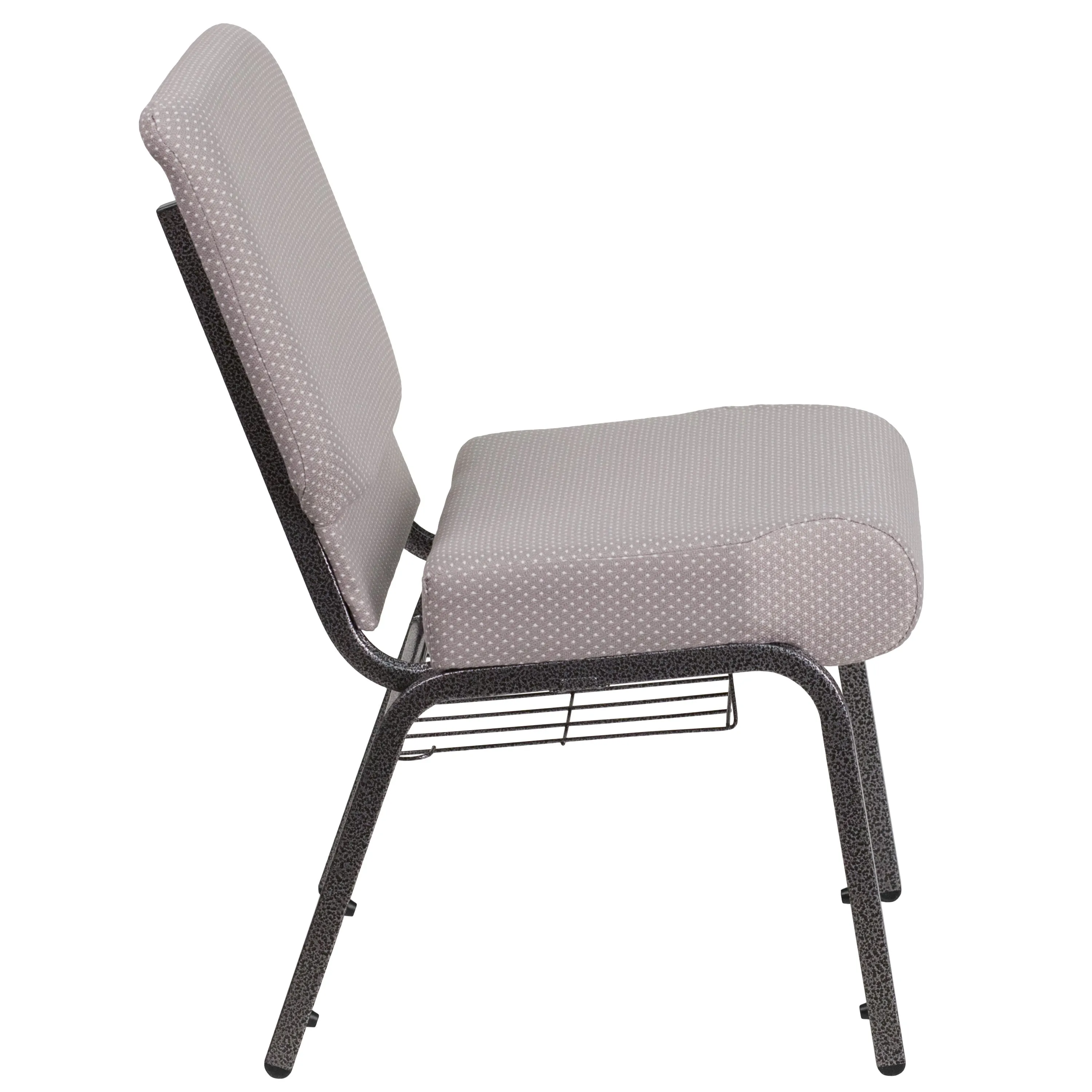 HERCULES Series 21''W Church Chair with Book Rack
