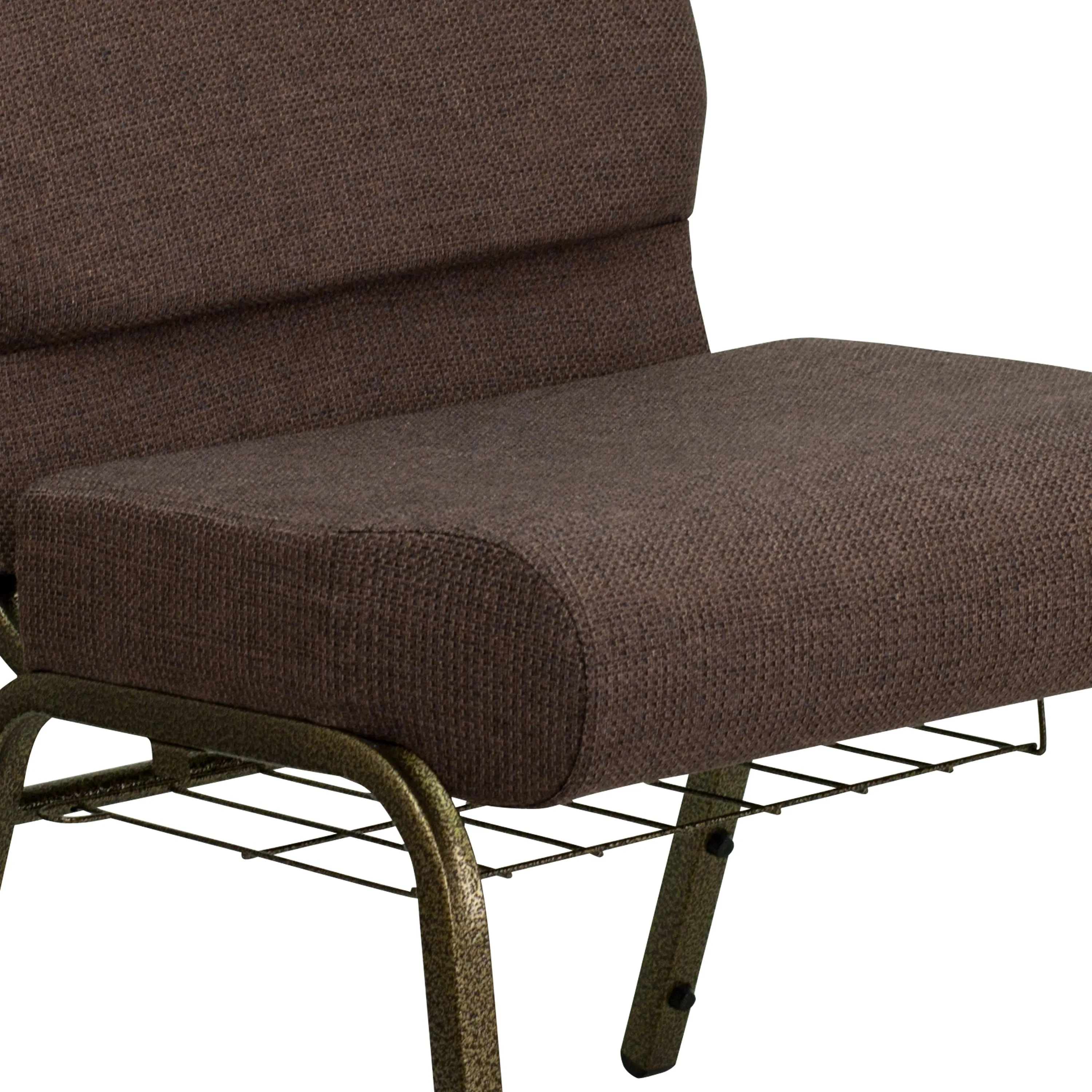 HERCULES Series 21''W Church Chair with Book Rack