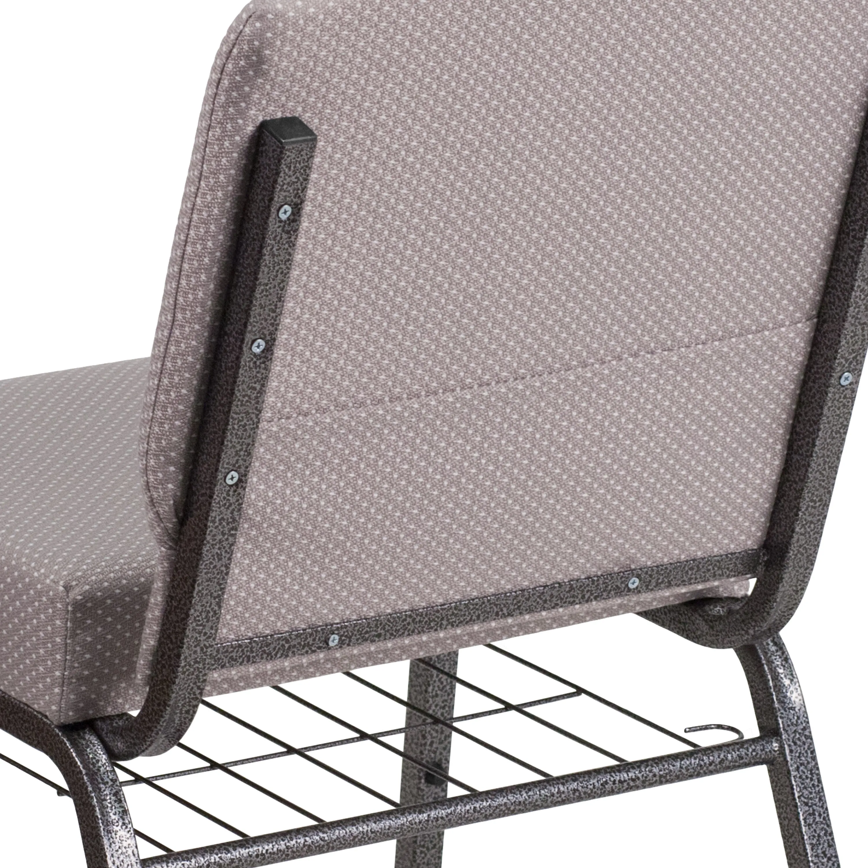 HERCULES Series 21''W Church Chair with Book Rack
