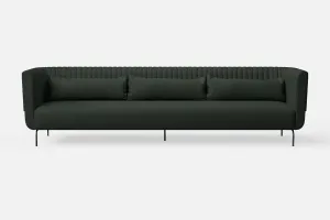 Jackson 4 Seater Sofa Green Leather