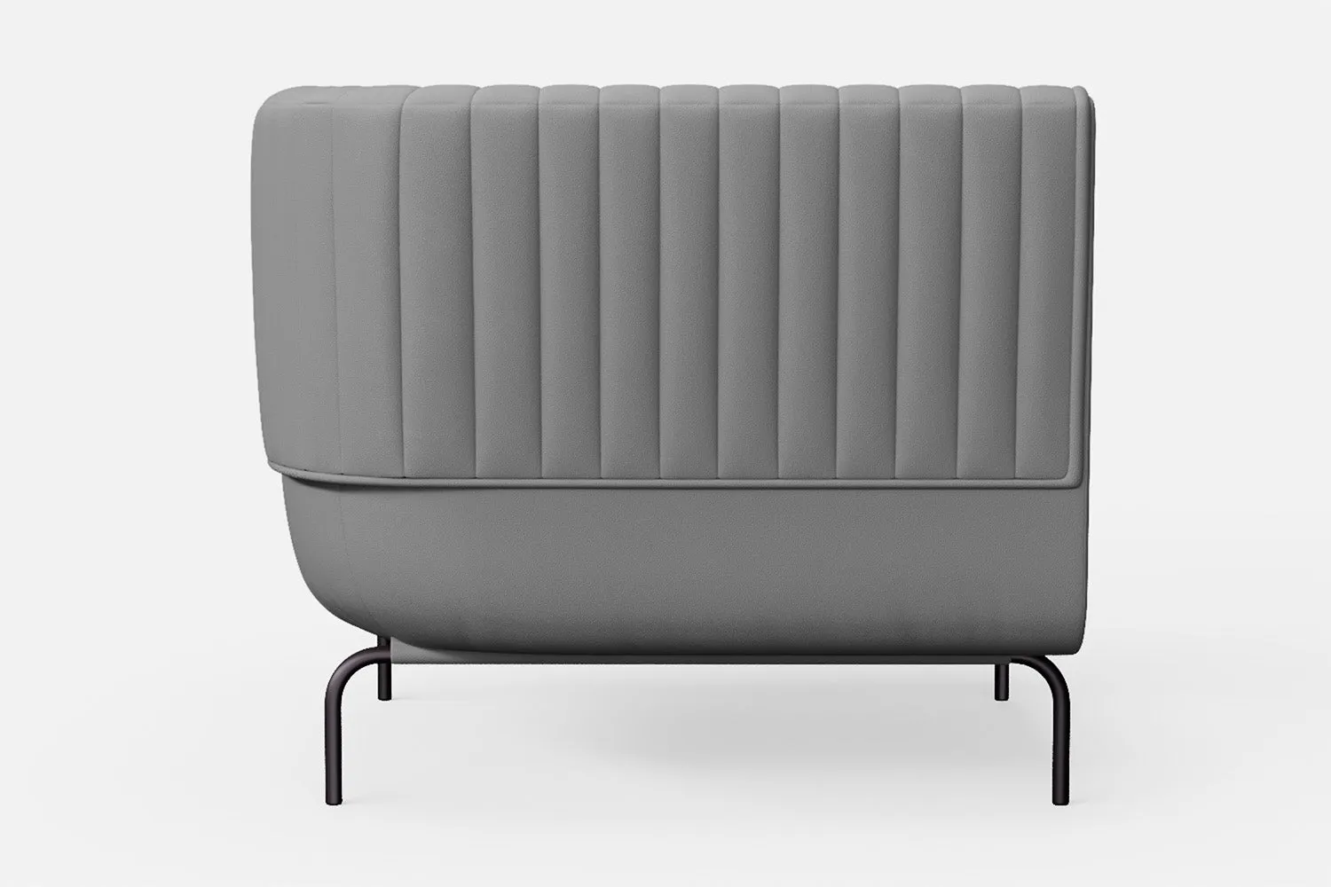 Jackson Armchair Grey Leather