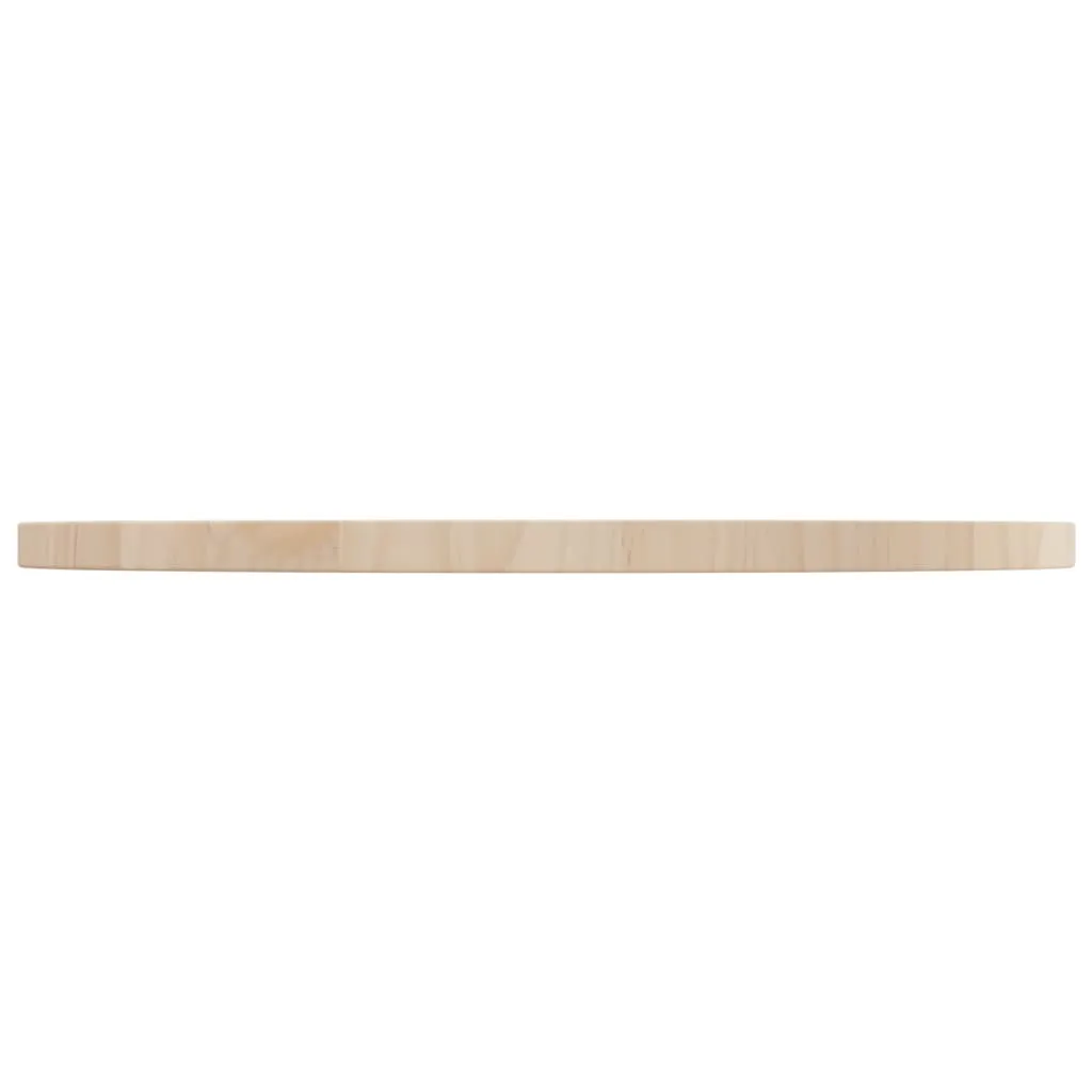 Table Top Ø60x2.5 cm Solid Wood Pine