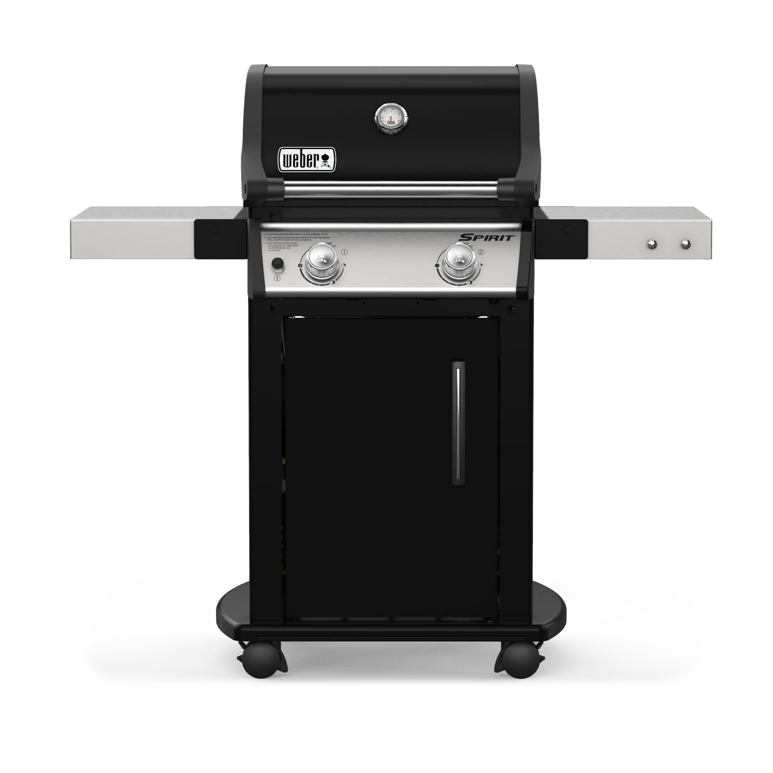 Weber Spirit E-215 2-Burner BBQ in Black with Cast-Iron Cooking Grates